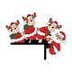 thumbnail image 3 of Santa Claus Wapiti Wooden Door Corner Sticker Holiday Party Door Corner Decoration Sticker, 3 of 5