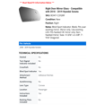 thumbnail image 2 of Right Door Mirror Glass - Compatible with 2018 - 2019 Hyundai Sonata, 2 of 2