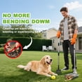 thumbnail image 5 of Pooper Scooper For Large Dogs Dog Heavy Duty Long Handle Metal Tray Rake Shovel Set Extremely Durable Stainless Steel Dustpan No Bending Clean Up Yard Grass., 5 of 7