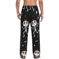 thumbnail image 2 of GZHJMY Halloween Cute Skeleton Pajama Pants For Men, Men's Separate Bottoms, Small, Lounge Pants with Pockets, Christmas New Year Birthday Gifts, Small, Christmas New Year Birthday Gifts, Small, 2 of 7