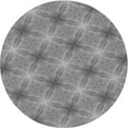 thumbnail image 1 of Ahgly Tapis Rond Lavable en Machine Intérieur Transitionnel Gris Fumé, 4 Pieds Rond, 1 of 7