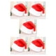 thumbnail image 1 of Naiovety Sombrero rojo de Papá Noel para invierno, cálido, navideño, de felpa de alta calidad, para adultos, para aumentar el engrosamiento, Type2 NO2, 1 of 5