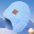 thumbnail image 1 of Winter Warm Hat Children's Plush Knitted Wool Hat Cold Proof Ear Cover Head Cap, 1 of 3