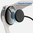 thumbnail image 3 of 2 Pack Charger Compatible for Google Pixel Watch 3, Pixel Watch 2, Fitbit Google Ace LTE Charger Cable, Fast Charging, Type C Port Magnetic Charging Smartwatch Cable 3.3ft/1M, 3 of 6