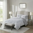 thumbnail image 2 of Madison Park Ensemble de Couette en Fourrure Longue Imprimée 100 % Polyester Gris, 2 of 9