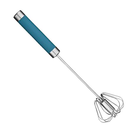 

Manual Hand Push Spin Whisk Beater Mixer For Home Milk Bread Multipurpose