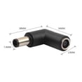 thumbnail image 4 of 7.4mm Female to 7.4mm Male Right Angle Connector Adapter for HP Laptop, 4 of 4