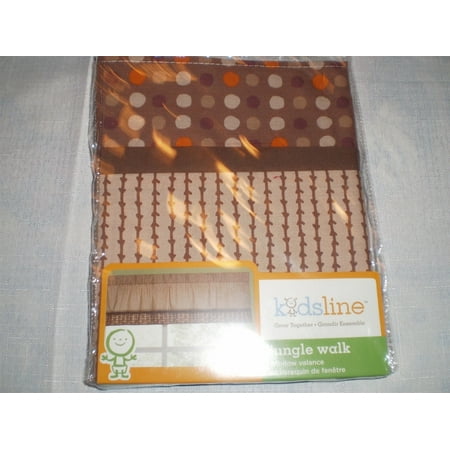Kidsline Jungle 123 - Kids Line Valance, Jungle Walk by KidsLine - NEW