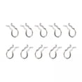 thumbnail image 1 of 2x10 Piezas Clips De Resorte De Retención Clips De Resorte De Presión De Fijación Portátiles Plata, 1 of 8