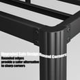 thumbnail image 2 of ULIESC 14 Inch High King Bed Frame No Box Spring Needed, Heavy Duty Metal Platform Bed Frame King with Round Corners, Easy Assembly and Noise-Free, Black, 2 of 8