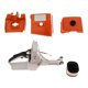 thumbnail image 5 of Accesorio de Coche Sunnimix para piezas de Moto 044 MS440 Manija trasera del tanque de combustible de gas color blanco y naranja, 5 of 7