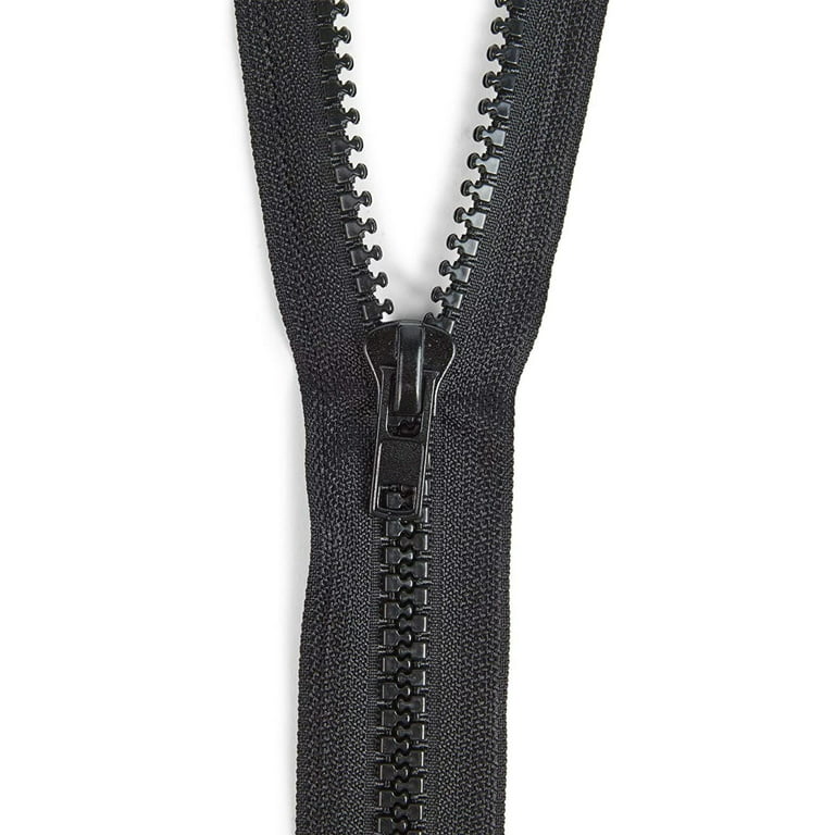 9 inch Invisible Zipper Black Non Separating Zipper Nylon Black Zipper  Crafts 9” Zipper for Sewing
