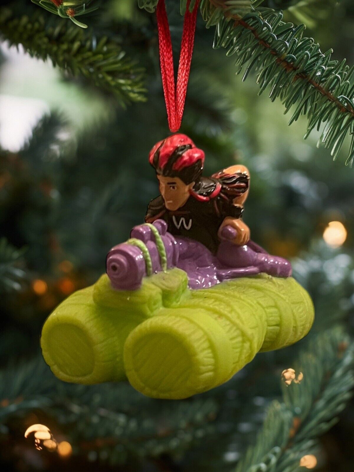 ORNAMENT Experiment 629 Leroy Red Stitch Alien Dog 3” Figure
