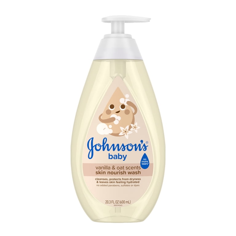 Johnson's Skin Nourish Baby Body Wash, Vanilla & Oat photo 1