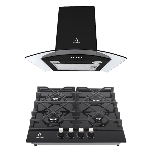 Combo Supra Yuna Campana y Parrilla Negro 60 cm