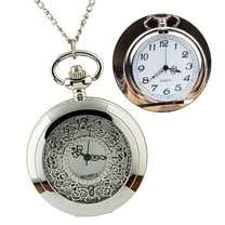 Tineasur Smooth Quartz Pocket Watch 1Pack