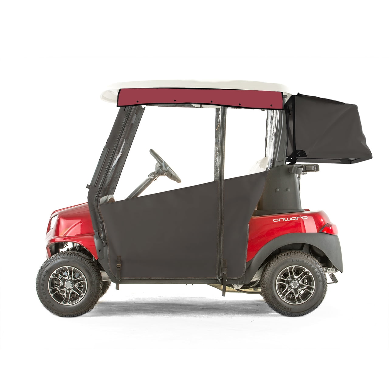 Club Car Onward Golf Cart PROTOURING Sunbrella Track Enclosure Black