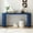 Navy, 59.2"x14.9"x31.8", variant on 55" Console Table with Storage, Modern Sofa Table Entryway Table Narrow Wood Sofa Table with 2 Drawers for Entryway, Hallway, Living Room, Dinning Room, Foyer, Corridor, Oak