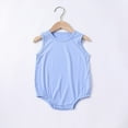 thumbnail image 2 of Sngxgn Baby Girl Cotton Bodysuit Long Sleeve Jumpsuit Outfits Clothes(Blue,66), 2 of 8