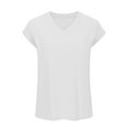 thumbnail image 2 of Zuesphe Cute Tops for Women Going Out Loose Button Down Shirts for Women Crop Womens Blouses Short Sleeve Linen Summer Crop Tops for Women 2025, 2 of 5
