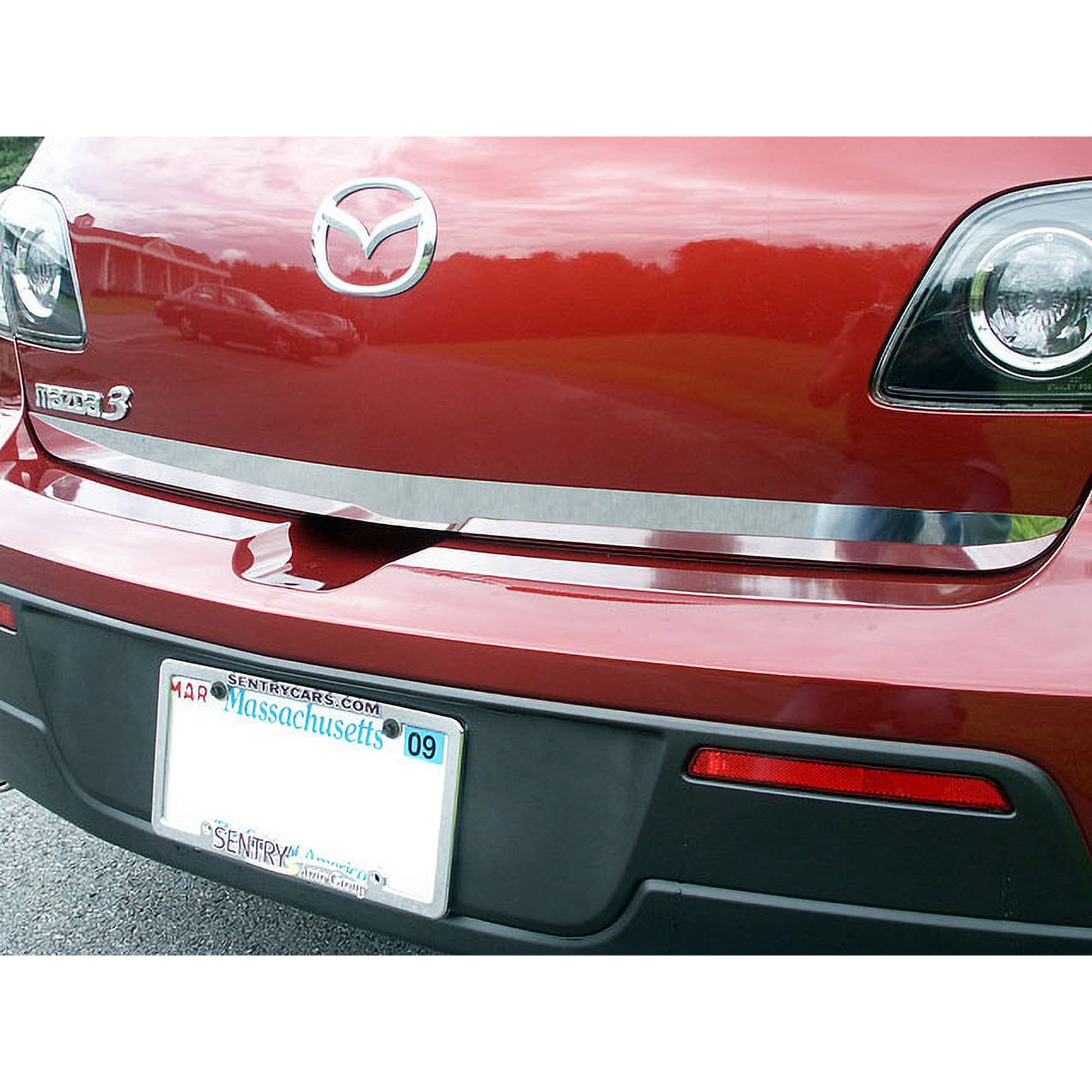 Stainless Steel Rear Deck Accent 1Pc Fits 2004-2009 Mazda Mazda3 RD27750 QAA