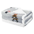 thumbnail image 4 of Catalonia Sherpa Throws Comfy Micro Mink Fleece Comfort Blanket 50x60 inch, Super Soft Plush Sofa Couch Reversible Bed TV, Caring Gift, 4 of 7