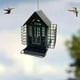 thumbnail image 4 of Comedero para Aves - Decoración de Comedero para Aves Colgante de Metal para Exteriores, Acero Inoxidable a Prueba de Óxido, Resistente a la Intemperie para Jardín Balcón Patio, Comedero para Vida, 4 of 6