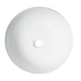 thumbnail image 6 of ALFI brand ABC909 White 17" Decorative Round Vessel Above Mount Ceramic Sink, 6 of 11