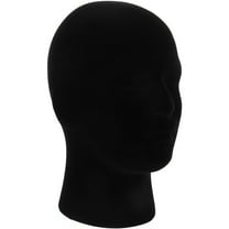 Topbathy Black Mannequin Head Hat Stand with Stable Base for Baseball Hat Display and Storage