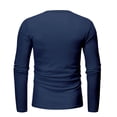 thumbnail image 6 of XIYON Long Sleeve Polo Shirts For Men Solid Color Outdoor Sports Fitness Shirt Bottom Shirt Top Casual Fashion Slim Fit Golf Shirts Classic, 6 of 6