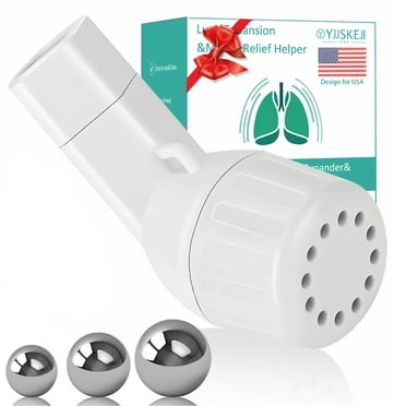 Lung Exerciser Device, Breathing Exercise Device for Lungs, Valve Mucus Removal Device, Mucus Clearance and Lung Expansion Device