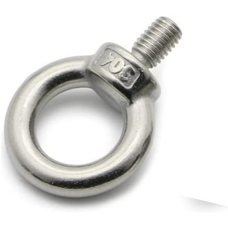 

Egebert 1-2PCS Lifting Eye Nuts/Screw Ring Eyebolt Ring hooking nut Screws M3 M4 M5 M6 M8 M10 M12 304 Stainless Steel Durable (Color : Lifting Eye Screws Size : M6(2PCS))