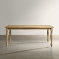 thumbnail image 2 of Roundhill Furniture Verta Solid Wood Leg Dining Table with Oak Veneer Top and Turned Legs, 2 of 8
