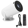 thumbnail image 2 of 5G Wi Fi BT Projector, 1080P Mini Portable Projector, 180 Degree Rotation, 1G RAM 8G ROM, USB Phone Video Projector for , for IOS, 2 of 7