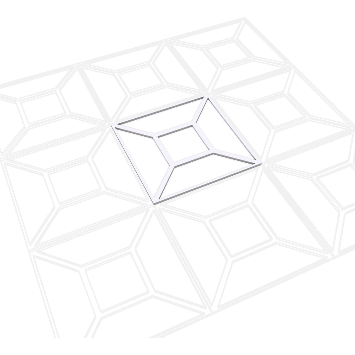 Medium Marion Decorative Fretwork Wall Panels in Architectural Grade PVC