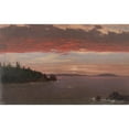 thumbnail image 2 of Frederic Edwin Church 24x17 Black Ornate Framed Double Matted Museum Art Print Titled: Schoodic Peninsula from Mount Desert at Sunrise (1850-55), 2 of 5