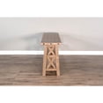 thumbnail image 2 of Sunny Designs Vivian 60" Farmhouse Mahogany Wood Sofa Table in Light Brown, 2 of 5