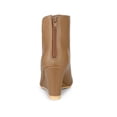 thumbnail image 2 of BLISSFUL STEP Women's Pointed Toe Zipper Wedge Heel Ankle Booties, 2 of 6
