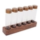 thumbnail image 1 of Tubos De Almacenamiento De Granos De Café Con Tapa De Soporte De Nogal, Recipientes De Vidrio Para Granos De Café De Dosis única Para Cocina, 1 of 7