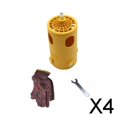 thumbnail image 1 of 4x Trilladora de Tiras de Maíz, Máquina Descascaradora de Maíz con Guantes para Maíz Manual en La Herramienta de Tiras de Maíz COB para Granjas Domést 4 piezas, 1 of 10