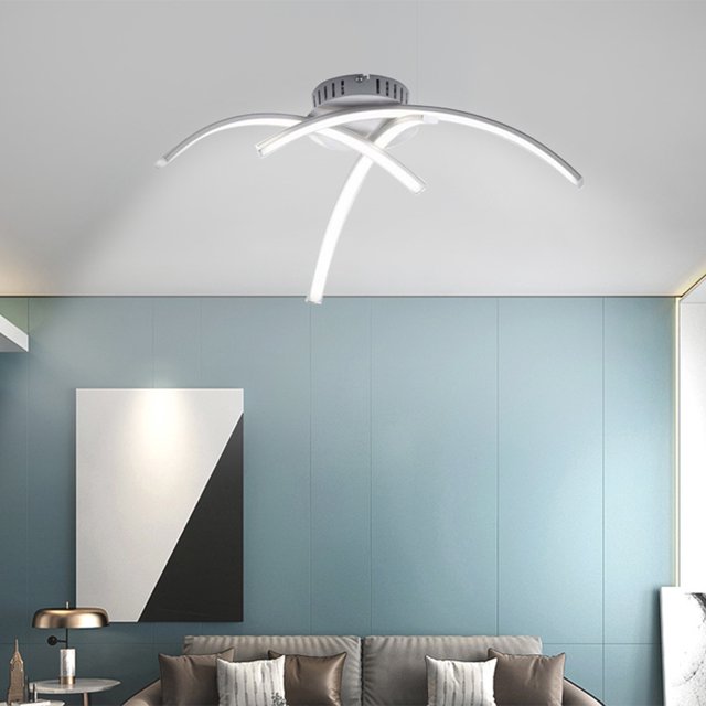 11W LED Ceiling Light Fixture, Dimmable Flush Mount Light, Moden Warm White Light, Close to Ceiling Lamps for Kitchen Laundry Room