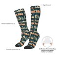 thumbnail image 4 of Fotbe UAE Travel1 1 Calcetas Divertidas Estampadas para Hombre y Mujer, Calcetas de Algodón hasta la Rodilla para Caminar, Correr, Enfermería y Embarazo, 4 of 6