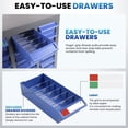 thumbnail image 7 of Muweixin 40 Drawer Parts Cabinet, Multi-grid Hardware Organizer with Label Slots, for Workshop Garage Small Items, 7 of 7