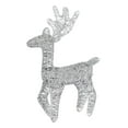 thumbnail image 2 of Christmas Reindeer Ornament Iron Wire Deer Decorations Outdoor Yard Standing Fawn Statues for Festive Holiday Decor Photography Prop, 2 of 8