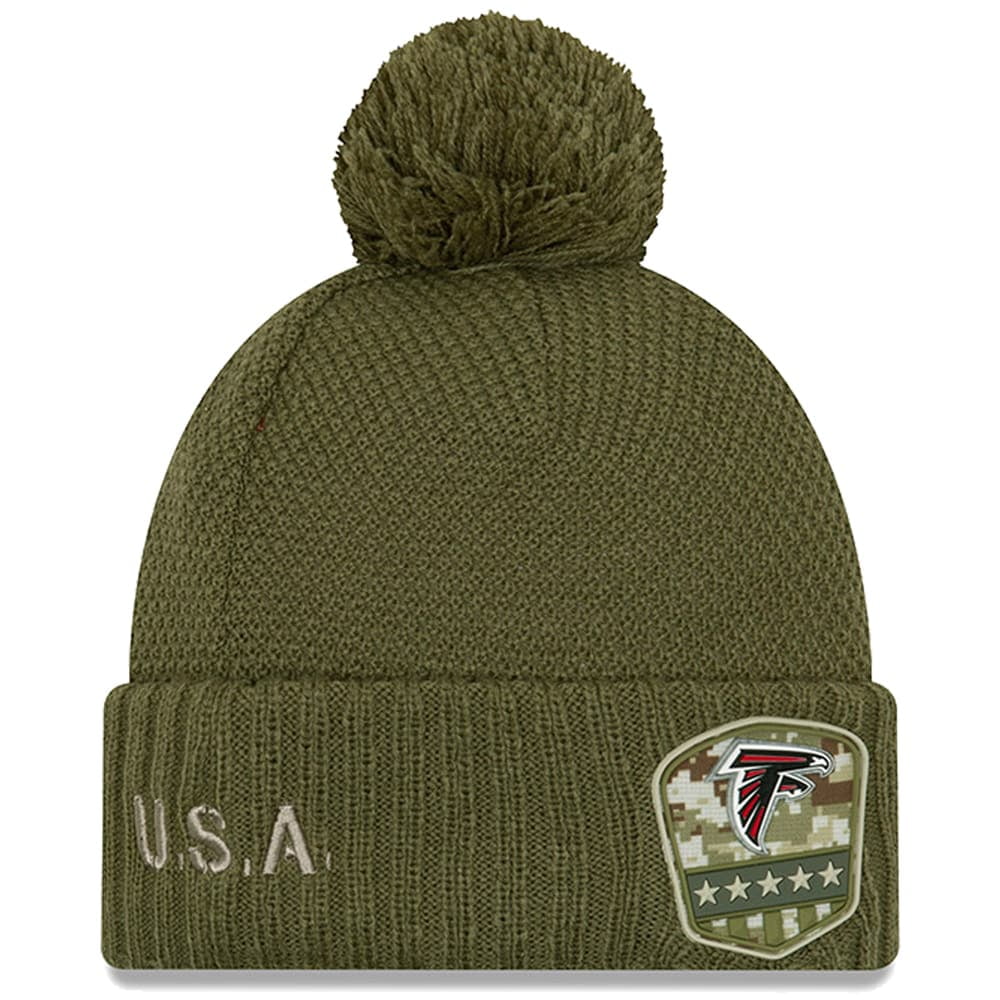 New Era San Francisco 49ers Beanie On Field 2019 Salute To Service Knit