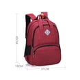 thumbnail image 3 of FUZHIQ Solid Color School Backpack for Ages 3rd 4th 5th 6th Grade Multi Compartment Top Handle Bookbag Middle School Students, 3 of 8