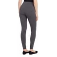 thumbnail image 3 of Max & Mia Women's Modal Blend High Waist 7/8 Leggings, Charcoal Small, 3 of 4