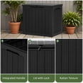 thumbnail image 6 of Uforic 30 Gallon Resistant Resin Outdoor Storage Box, 6 of 7