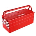 thumbnail image 1 of Caja de herramientas WORKPRO de metal plegable de 18 pulgadas, color rojo, 1 of 9