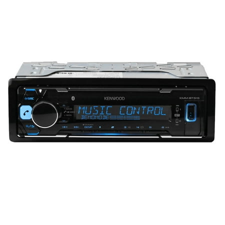 Kenwood KMM-BT315U AM/FM/MP3 Bluetooth/USB/AUX (Best Value Stereo Receiver)